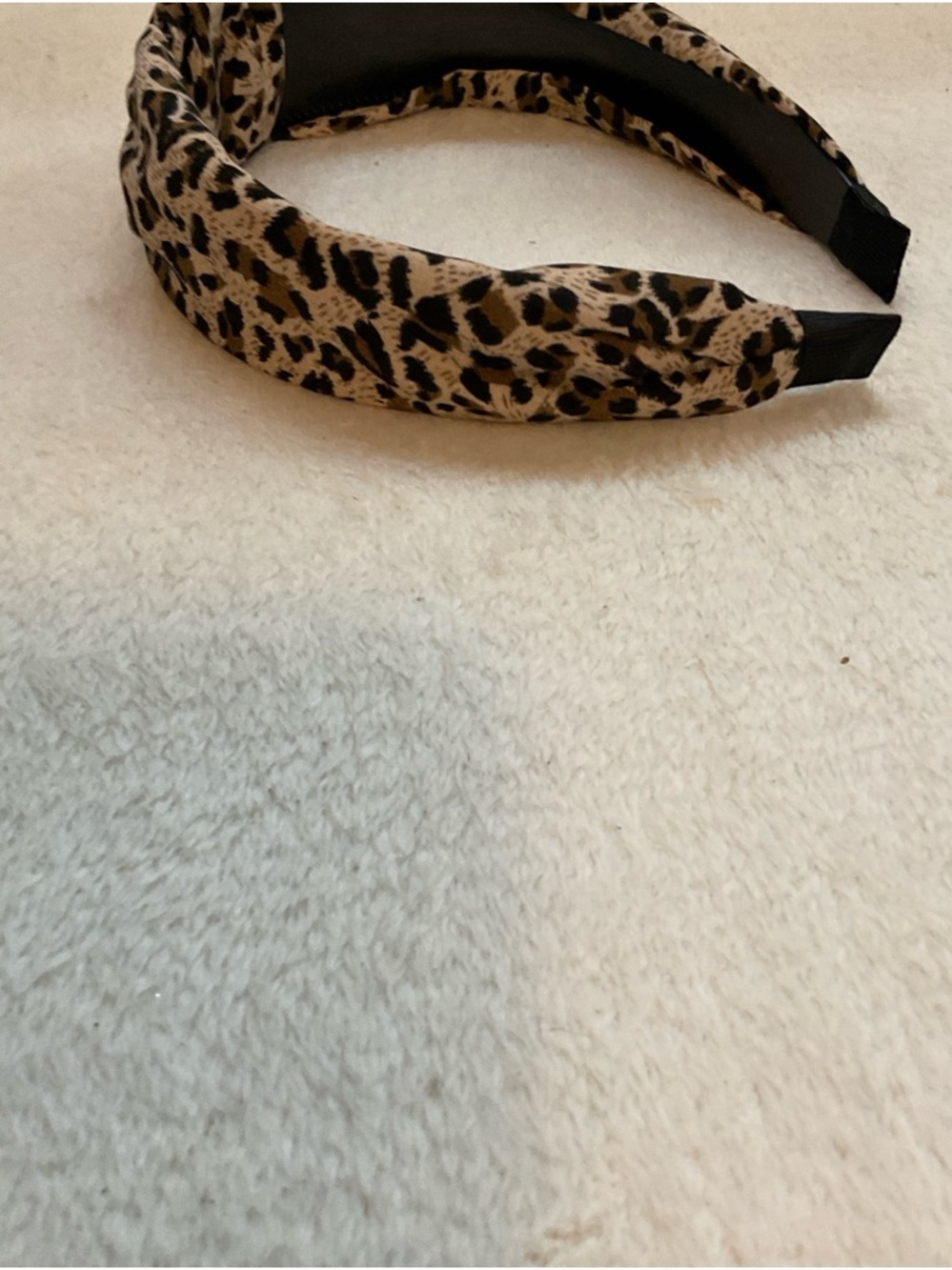 Leopard Print Padded Headband - Women Accessories